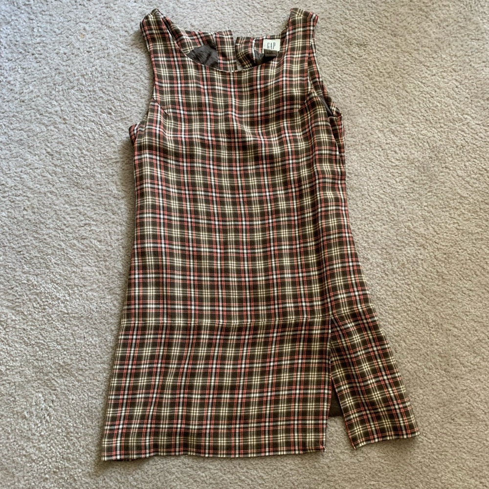 Vintage GAP plaid dress